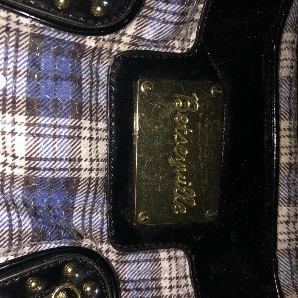 Betsey Johnson sequin purse